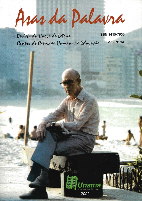 					View Vol. 7 No. 3 (2002): Carlos Drummond de Andrade
				